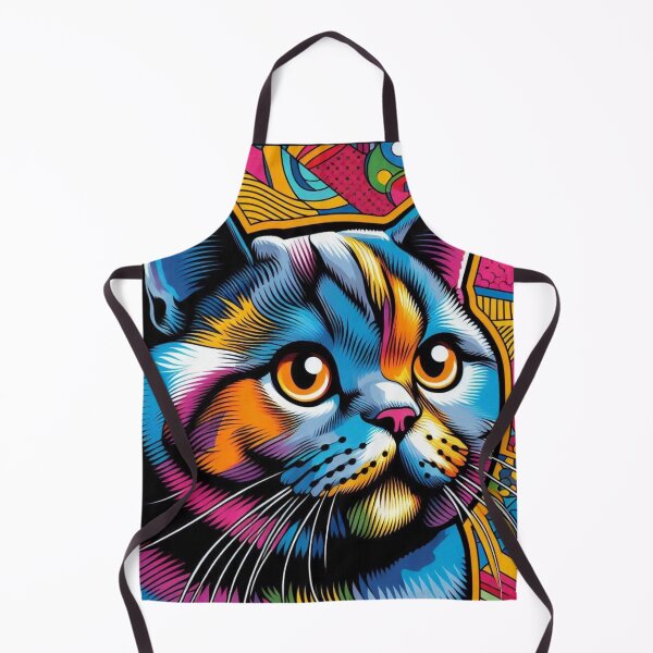 Item preview, Pop Art Cat – Psychedelic Color Explosion designed and sold by Dogandesighn.