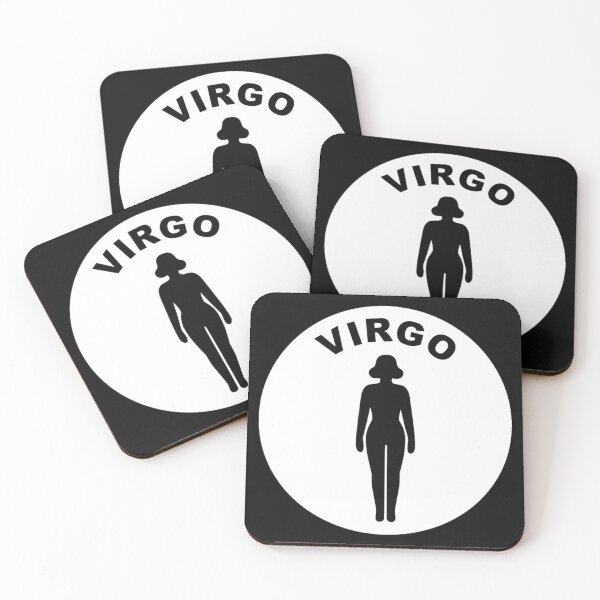 Item preview, Virgo Maiden - Zodiac Sign In Negative Circle Bold Art designed and sold by The Bold Line Studio.