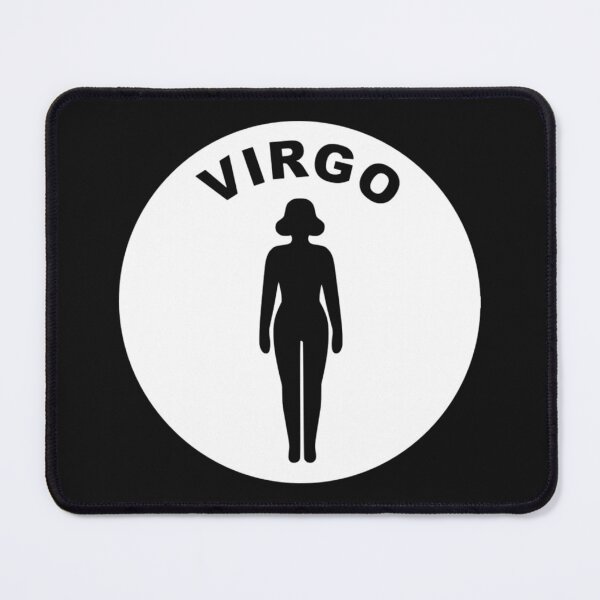 Item preview, Virgo Maiden - Zodiac Sign In Negative Circle Bold Art designed and sold by The Bold Line Studio.