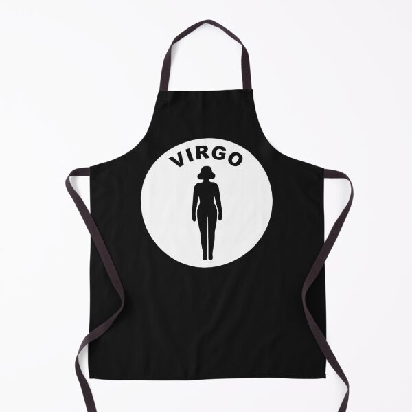 Item preview, Virgo Maiden - Zodiac Sign In Negative Circle Bold Art designed and sold by The Bold Line Studio.