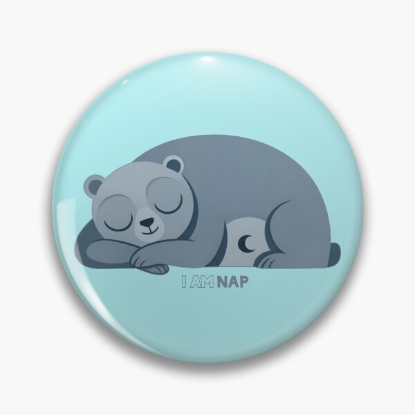 Item preview, Sleeping Bear I Am Nap Moon Moodmals designed and sold by GhezArt.