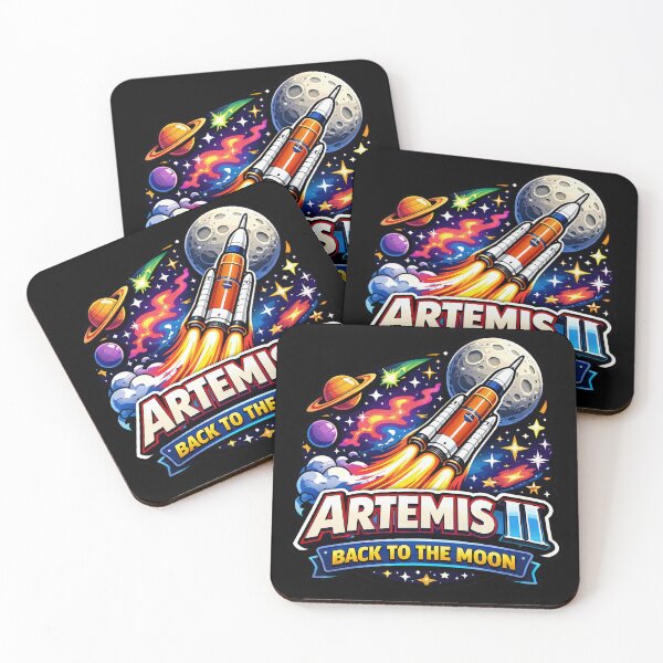 Item preview, NASA Artemis II Patch Sticker designed and sold by LiuTiuuu.