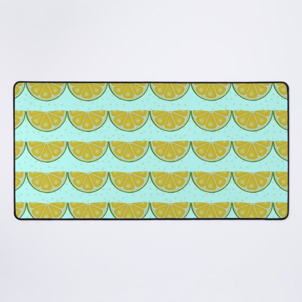 Item preview, Light Cyan Cute Lemon Slice Seamless Pattern Design designed and sold by NadDot.
