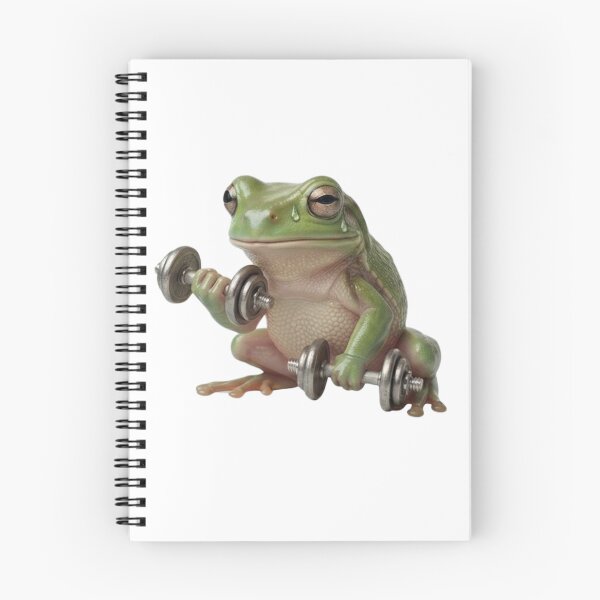 Item preview, Struggling Gym Frog - Funny Workout & Fitness Meme designed and sold by Arts Paradise.