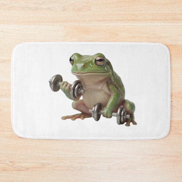 Item preview, Struggling Gym Frog - Funny Workout & Fitness Meme designed and sold by Arts Paradise.