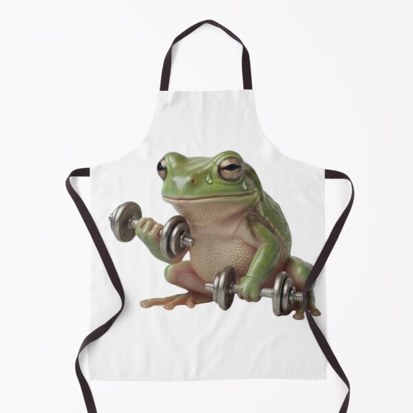 Item preview, Struggling Gym Frog - Funny Workout & Fitness Meme designed and sold by Arts Paradise.