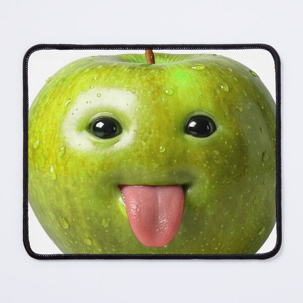 Item preview, Funny AI Apple with Tongue Out Meme | Silly AI Apple Internet Humor designed and sold by HER-WAY.