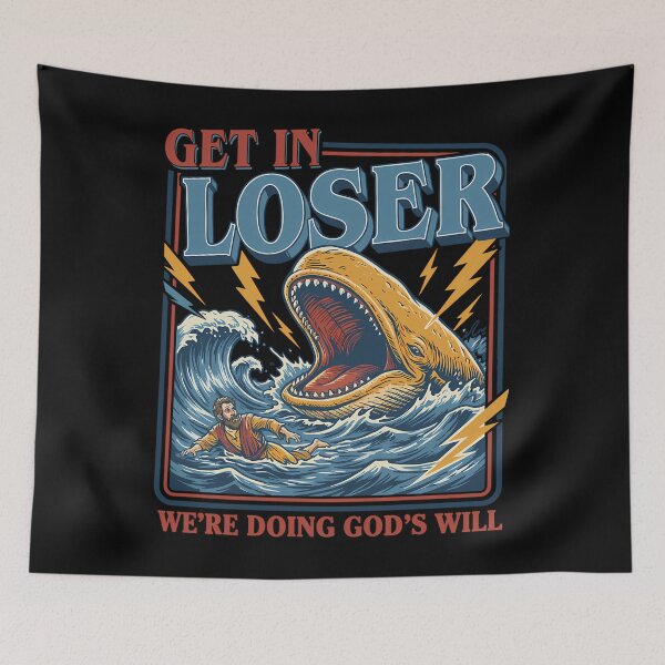 Item preview, Get In Loser We'Re Doing God'S Will Funny Christian Bible designed and sold by Not-Ciubo.
