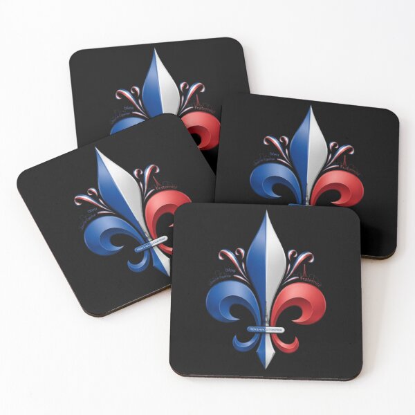 Item preview, Fleur De Lys Bastille Day French Tricolor Blue White Red France designed and sold by ProjectNoah.