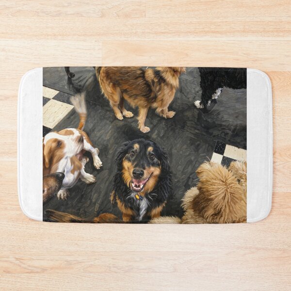 Item preview, Playful pups in a lively daycare designed and sold by donchago.
