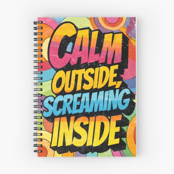 Item preview, Calm Outside Screaming Inside designed and sold by RebenCantik.