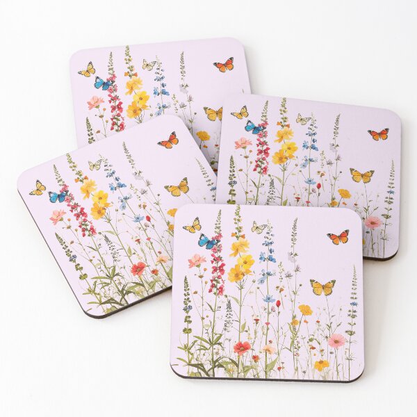 Item preview, A colourful Flowers and butterflies designed and sold by Creative Visualize.