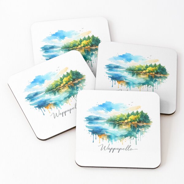 Item preview, Lake Wappapello Colorful Watercolor Splash Nature Missouri designed and sold by JessArty ⭐⭐⭐⭐⭐.