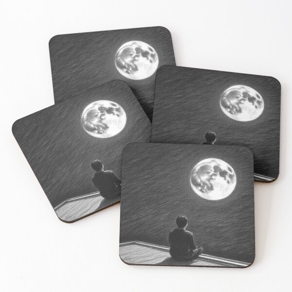 Item preview, Alone Under the Moon Aesthetic designed and sold by Ali Doodles.
