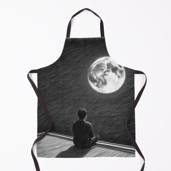 Item preview, Alone Under the Moon Aesthetic designed and sold by Ali Doodles.