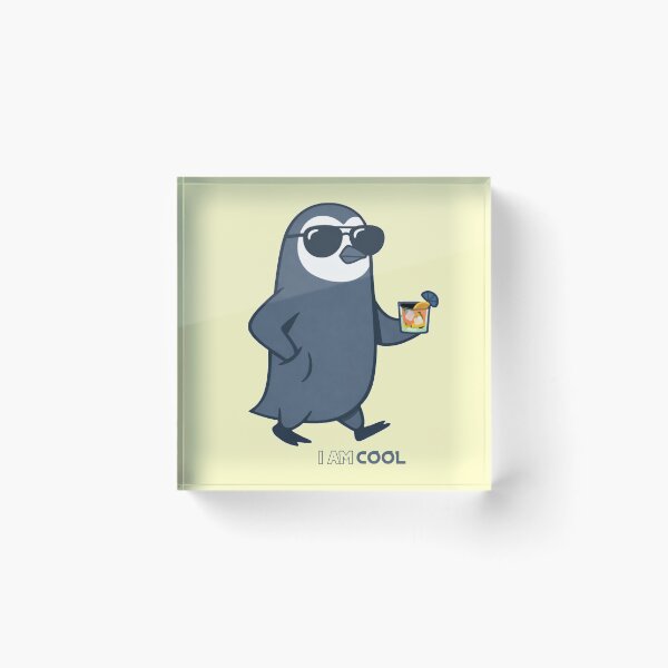 Item preview, Cool Penguin Sunglasses Drink I Am Moodmals designed and sold by GhezArt.