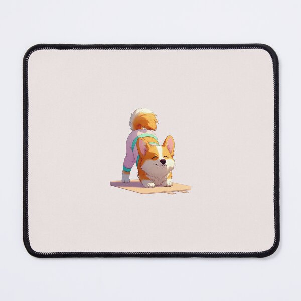 Item preview, Corgi Flow – Cute Animated Yoga Dog designed and sold by PawMashStudio.