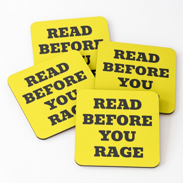 Item preview, READ BEFORE YOU RAGE designed and sold by WakeNBake-Tees.