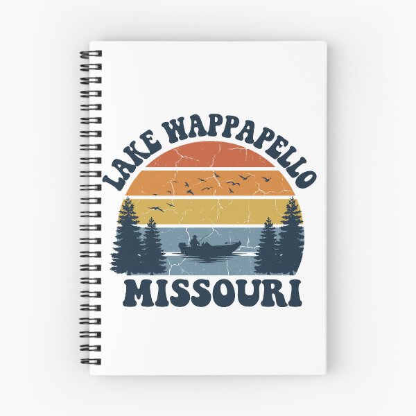 Item preview, Lake Wappapello Missouri Retro Sunset designed and sold by JessArty ⭐⭐⭐⭐⭐.