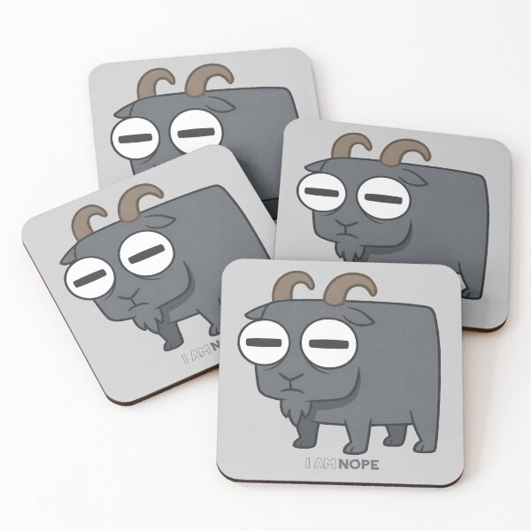 Item preview, Stubborn Goat I Am Nope Refuses Moodmals designed and sold by GhezArt.
