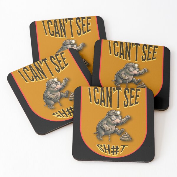 Item preview, ​I Can't See Sh#t - Vintage Blind Mole Miner designed and sold by MikesLab.
