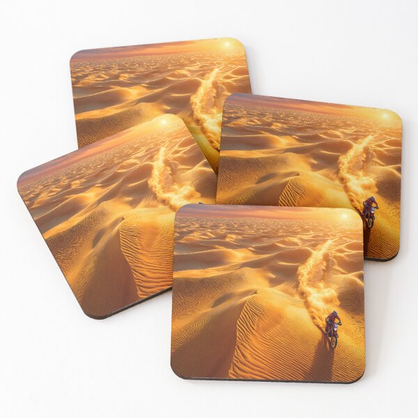 Item preview, Motorcycle Adventure in a Stunning Desert Landscape designed and sold by Artessie.