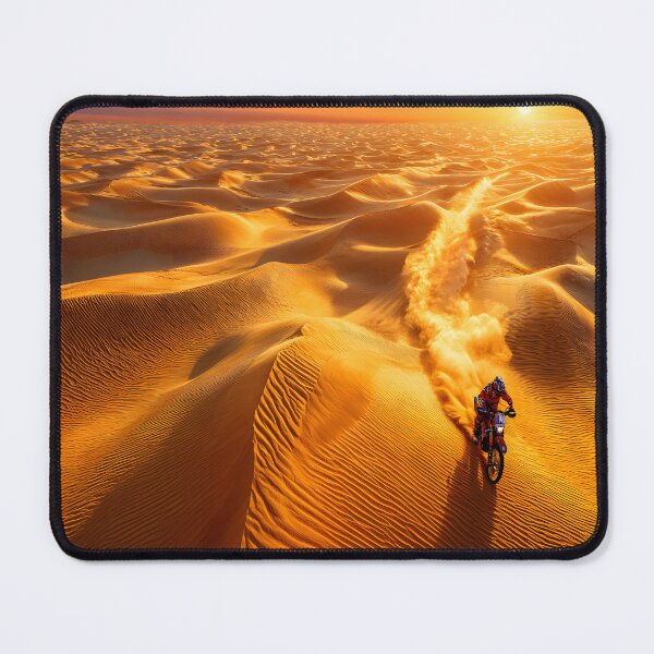 Item preview, Motorcycle Adventure in a Stunning Desert Landscape designed and sold by Artessie.