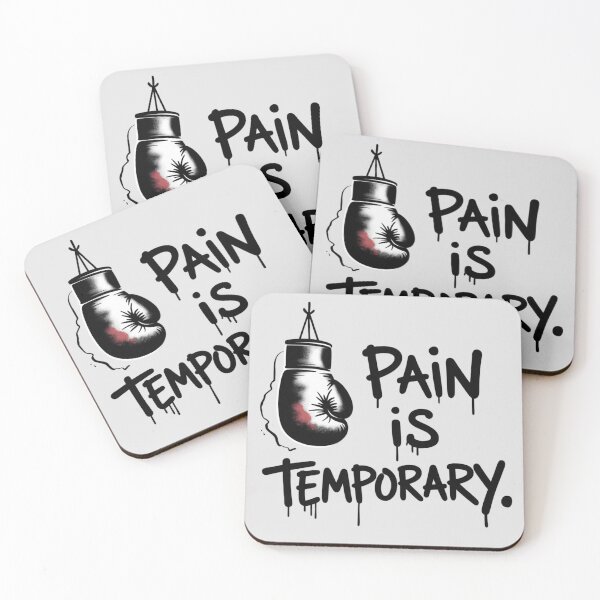 Item preview, Boxer - Pain Is Temporary designed and sold by 123ks.