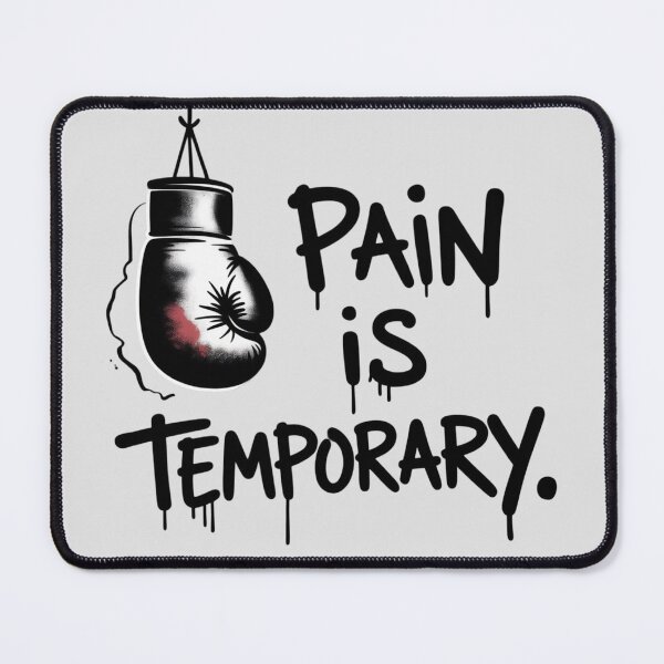 Item preview, Boxer - Pain Is Temporary designed and sold by 123ks.