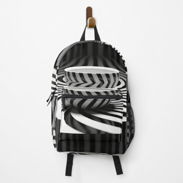Item preview, Hypnotic Black and White Optical Illusion Spiral Bowl designed and sold by pinkal.