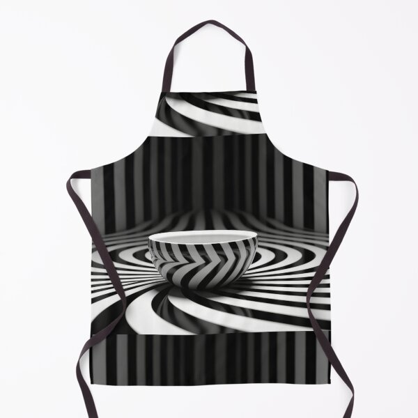 Item preview, Hypnotic Black and White Optical Illusion Spiral Bowl designed and sold by pinkal.