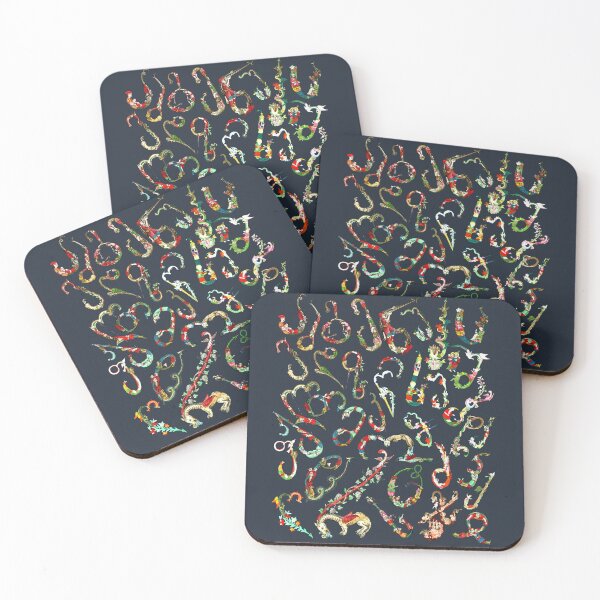 Item preview, Calligraphic patterns of the Georgian alphabet designed and sold by Jani-art-world.