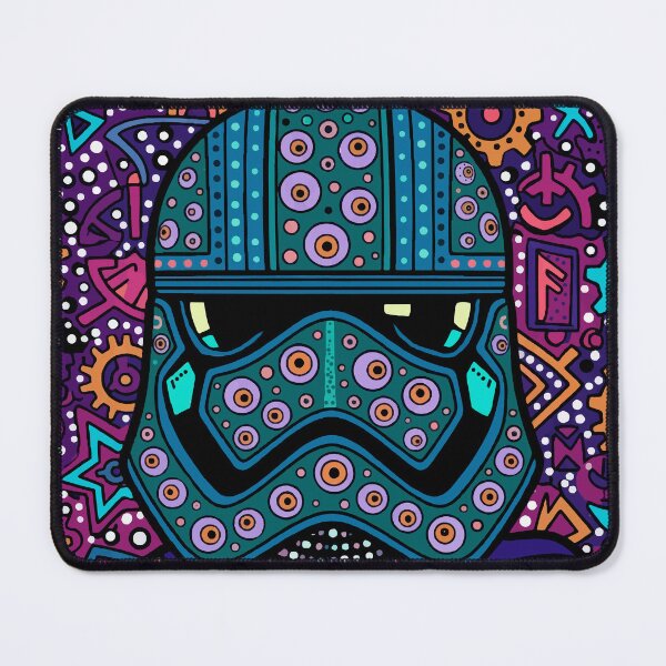 Item preview, Stormtrooper — Star Wars Dotwork Pop Art | Pointillist Cosmic Portrait designed and sold by Ojo de Lilith.
