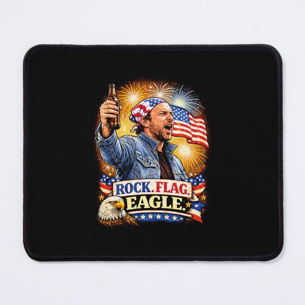 Item preview, Rock, Flag, and Eagle designed and sold by ChickenFund.