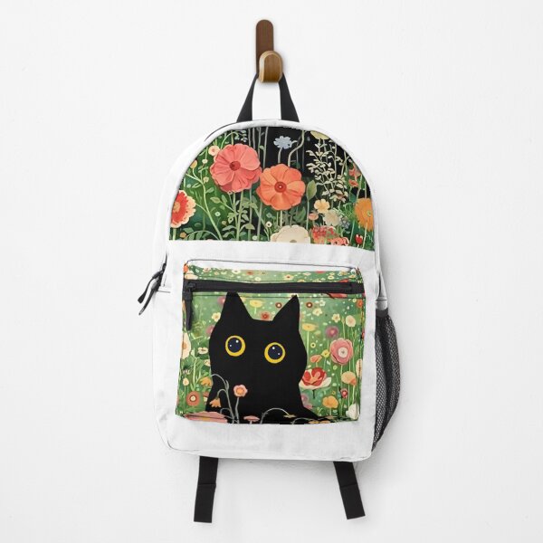 Item preview, Cute Cat in Spring Flower Garden  designed and sold by PurrfectHome.