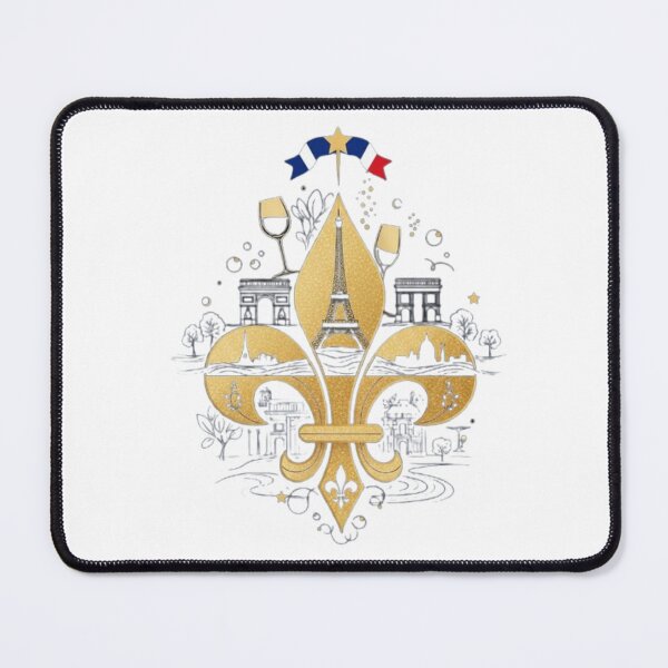 Item preview, Fleur De Lys Paris Bastille Day Elegant French Luxury Celebration designed and sold by ProjectNoah.