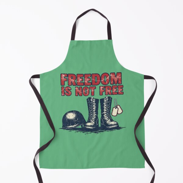 Item preview, Freedom Is Not Free - Patriotic Fallen Soldier Memorial designed and sold by InkWeaveShop.