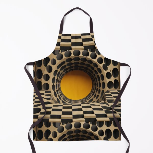 Item preview, Retro Surrealist Geometric Hole and Checkerboard Illusion designed and sold by pinkal.