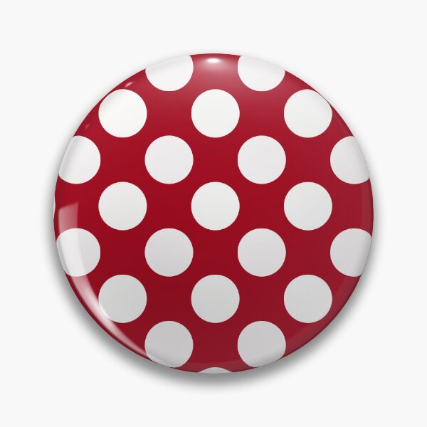 Item preview, White Large Polka dot on Red designed and sold by POLKAIWERX.