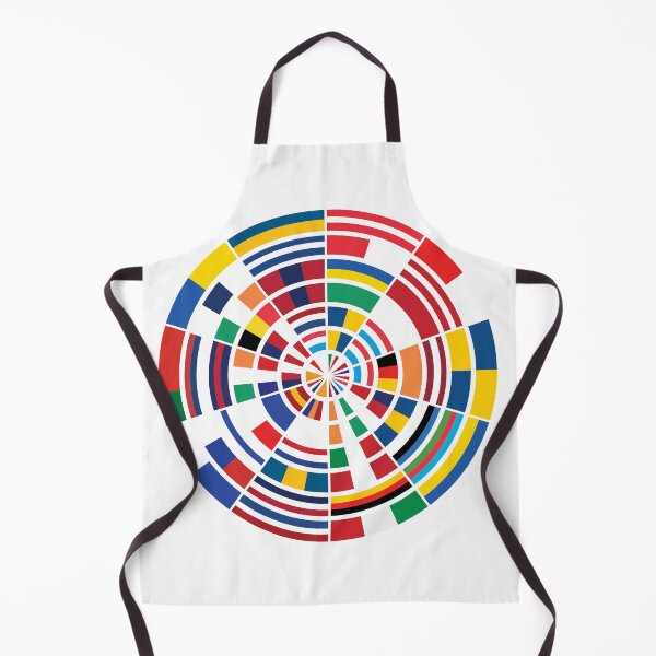 Item preview, 70 Years of Eurovision Song Contest winners - Flag design, white designed and sold by acediscovery.