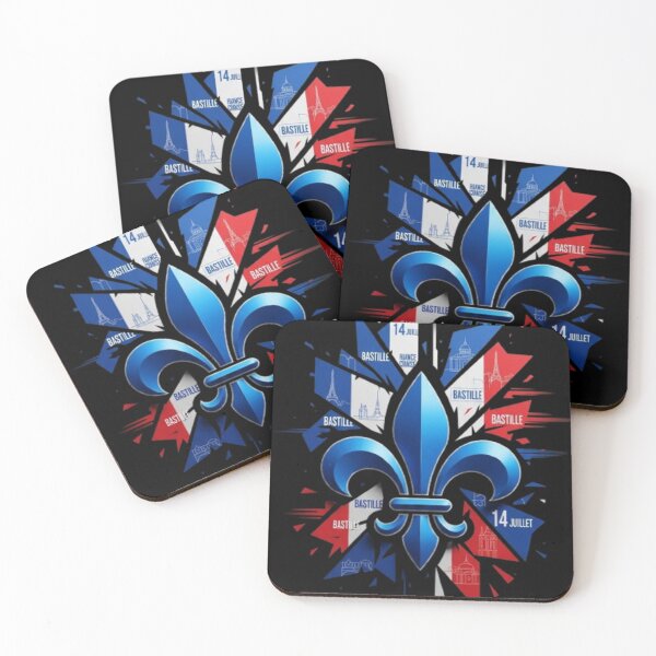 Item preview, Fleur De Lys Modern France Bastille Day Contemporary French Pride designed and sold by ProjectNoah.