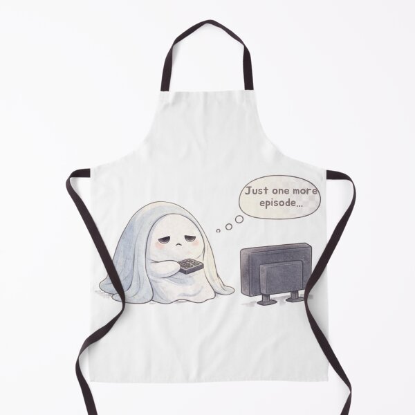 Item preview, Just One More Episode Ghost | Cute Kawaii Aesthetic | Binge Watching Mood Design designed and sold by The Mood Index.