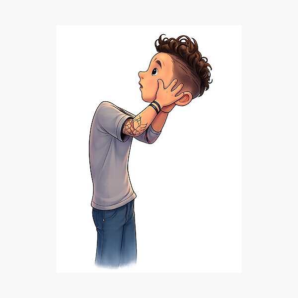 Item preview, Self Reflection Cartoon designed and sold by swahiliStickers.