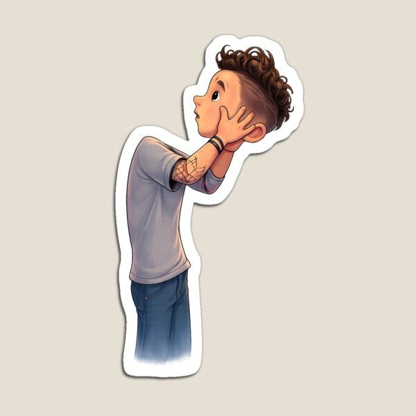 Item preview, Self Reflection Cartoon designed and sold by swahiliStickers.