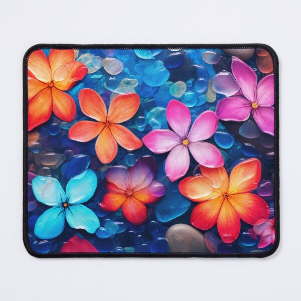 Item preview, Luminous Floating Flowers on Jewel-Toned Water designed and sold by Thalassora.