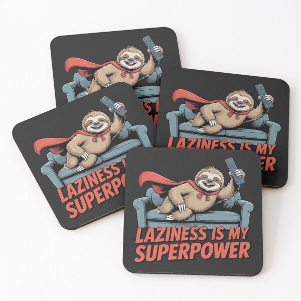 Item preview, SLOTH - LAZINESS IS MY SUPERPOWER designed and sold by 123ks.