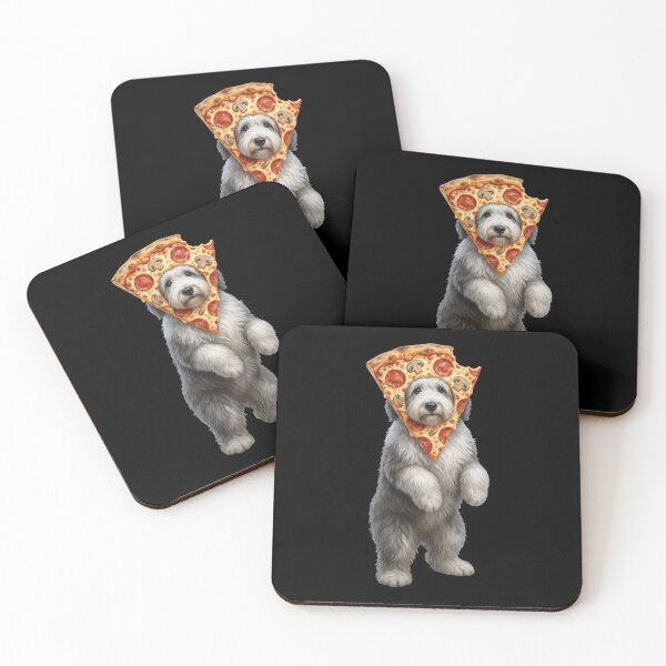 Item preview, Funny Old English Sheepdog Pizza Meme Dog Mom Dad Lover designed and sold by TerryConnells.