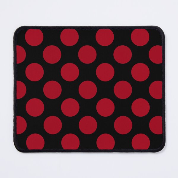 Item preview, Red Large Polka dot on Black designed and sold by POLKAIWERX.