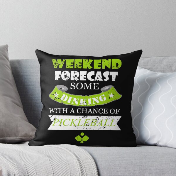Item preview, Weekend Forecast Some Dining With A Chance Of Pickleball Funny Pickleball  designed and sold by CreativeStrike.