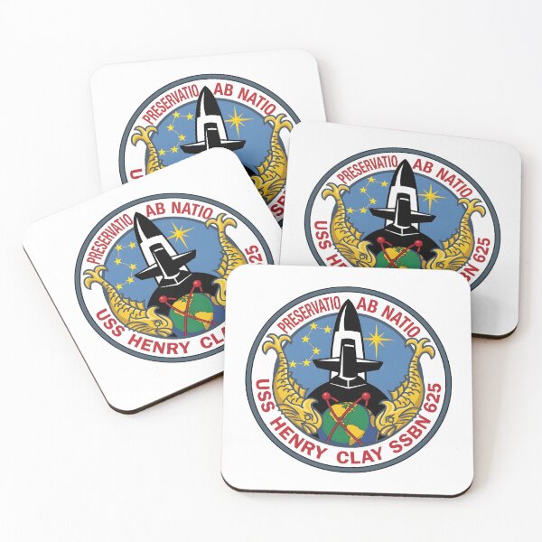 Item preview, USS Henry Clay SSBN-625 Lafayette-class Submarine Official Crest designed and sold by CharlieDesings.